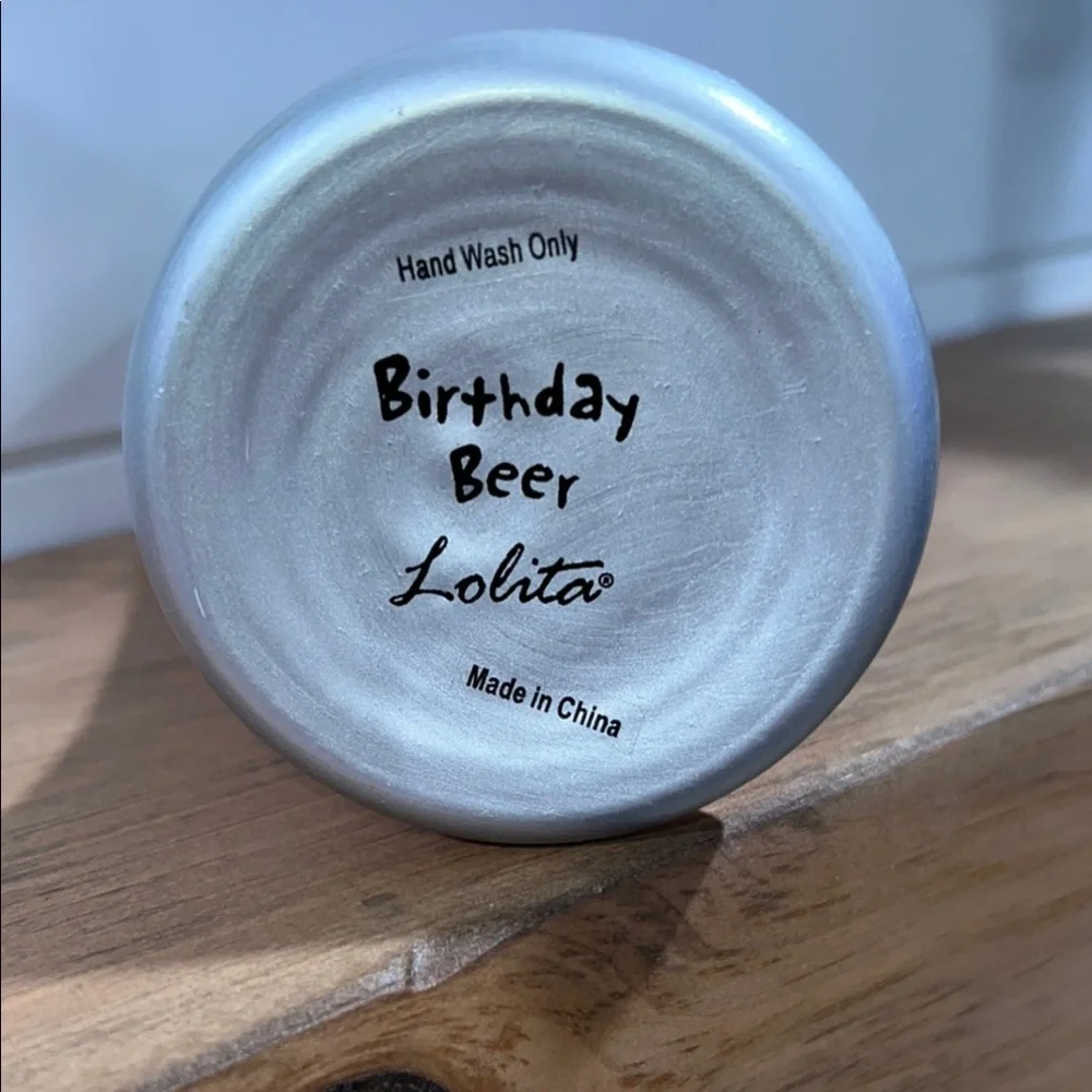 🛍️ 3 for $20 🛍️ - Lolita Hand Painted Pilsner Tall Beer Glass “22 oz - Picture 2 of 7